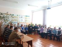 В сельской школе состоялась встреча с участниками спецоперации